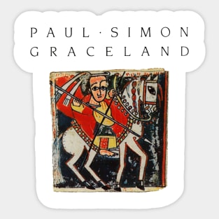 PAUL SIMON GRACELAND Sticker